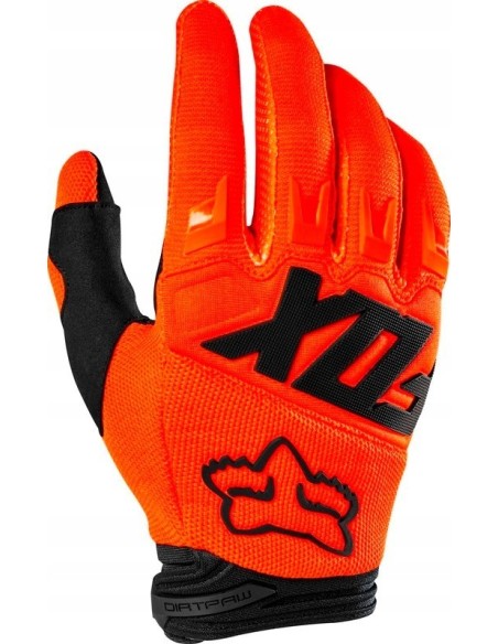Rękawiczki FOX Dirtpaw Fluo Orange DH Enduro M HIT