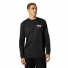 Koszulka Casual Longsleeve FOX Traditional Black rozmiar L