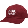 Czapka Czapeczka z Daszkiem FOX ASCOT HAT Cranberry Regulowana