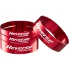 4 Podkładki pod Mostek Kierownicy REVERSE Stem Spacers 1-1/8" Red Czerwone